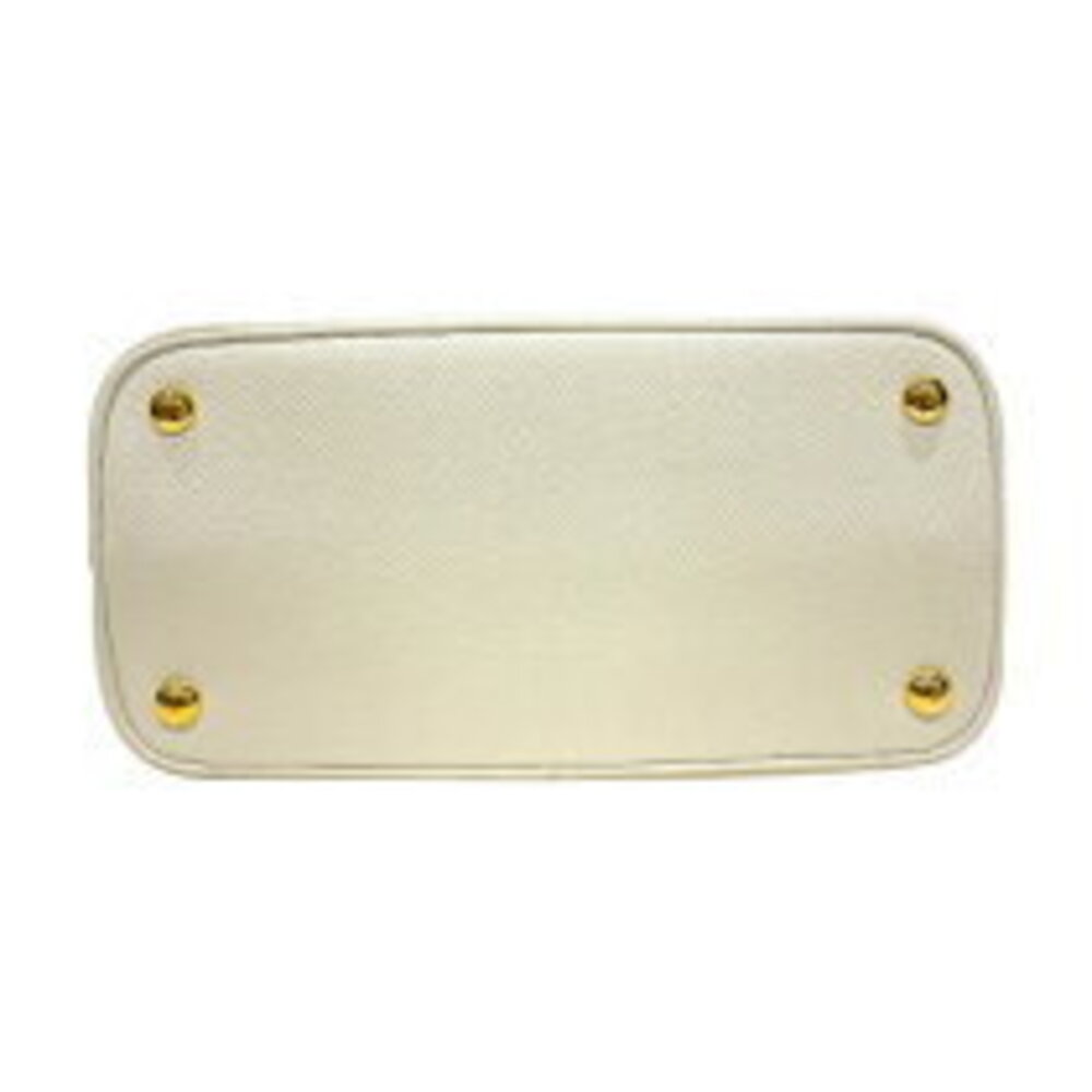 Prada Double Handbag White Saffiano Leather - Picture 5 of 11